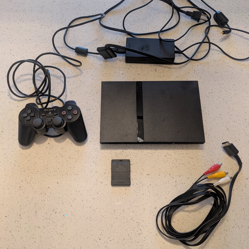 Sony Black PlayStation 2 Slim Console